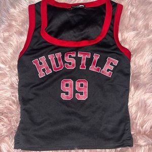 Hussle 99 Crop Tank Top